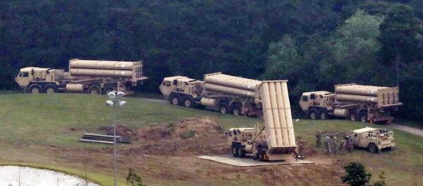 Güney Kore'de kurulan THAAD sistemleri Güney Kore'de kurulan THAAD sistemleri - Sputnik Türkiye