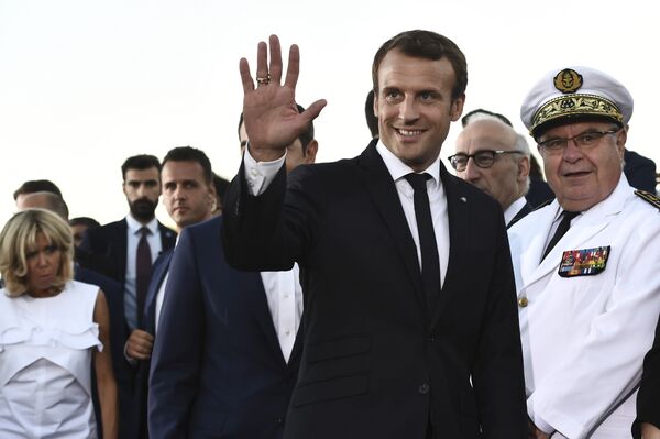 Fransa Cumhurbaşkanı Emmanuel Macron Fransa Cumhurbaşkanı Emmanuel Macron - Sputnik Türkiye