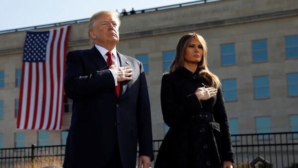 ABD Başkanı Donald Trump ve eşi Melania Trump - Sputnik Türkiye