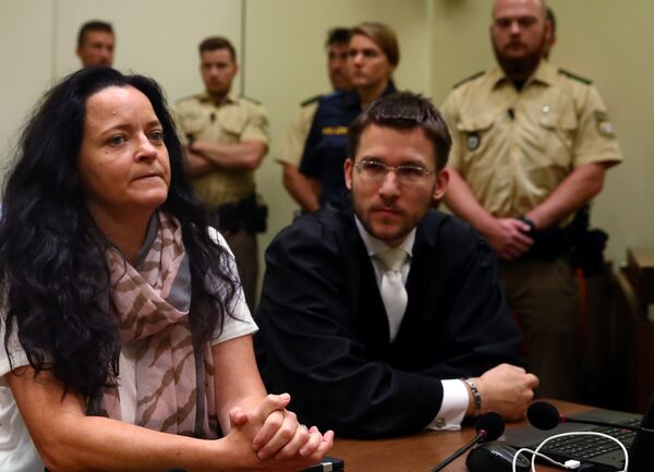 NSU davasının baş sanığı Beate Zschäpe - Sputnik Türkiye