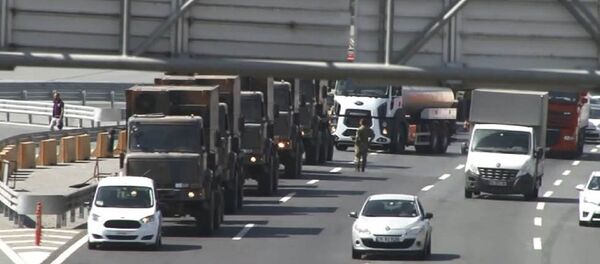 İstanbul'da askeri araç hareketliliği - Sputnik Türkiye