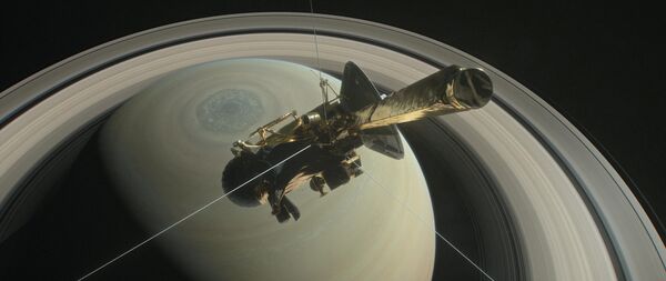 Cassini uzay aracı Satürn'e nihai dalışını gerçekleştirdi - Sputnik Türkiye