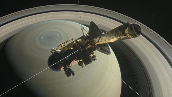 Cassini uzay aracı Satürn'e nihai dalışını gerçekleştirdi - Sputnik Türkiye