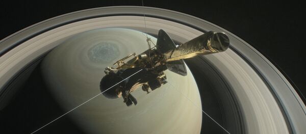 Cassini uzay aracı Satürn'e nihai dalışını gerçekleştirdi - Sputnik Türkiye