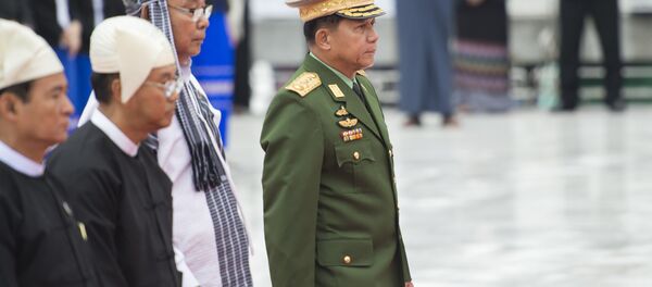Myanmar Genelkurmay Başkanı Min Aung Hlaing - Sputnik Türkiye