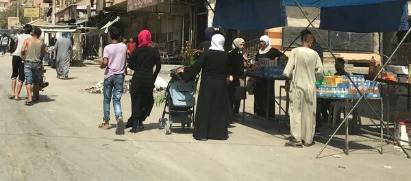 Deyr ez Zor'da hayat normale dönüyor - Sputnik Türkiye