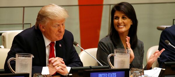 Donald Trump ve Nikki Haley - Sputnik Türkiye