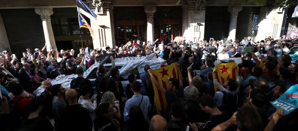 İspanyol jandarması Katalan hükümetine ait binalarda arama yaptı - Sputnik Türkiye