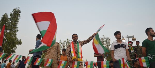 Erbil-Referandum-Kutlama - Sputnik Türkiye