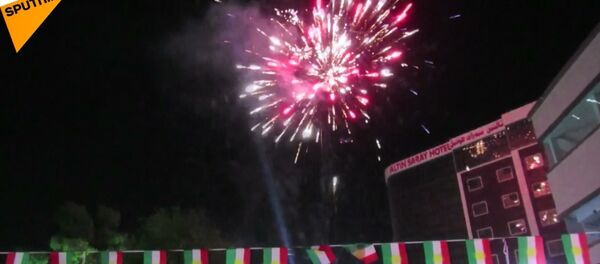 Iraklı Kürtler  referandum sonuçlarını kutladı - Sputnik Türkiye