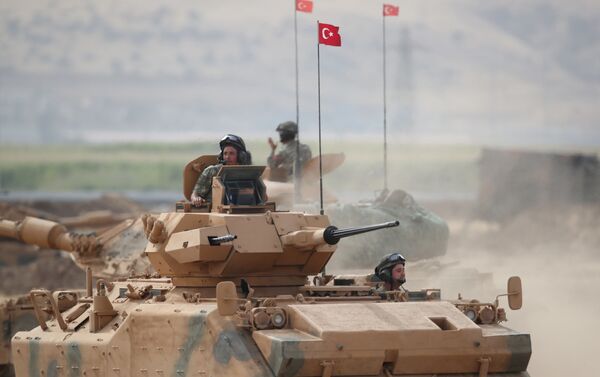 Türk ve Iraklı askerler, Türkiye-Irak sınırındaki Silopi'de ortak askeri tatbikat yapıyor - Sputnik Türkiye