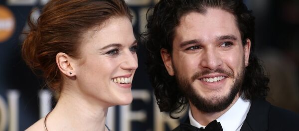 Game of Thrones oyuncuları Kit Harington ve Rose Leslie - Sputnik Türkiye