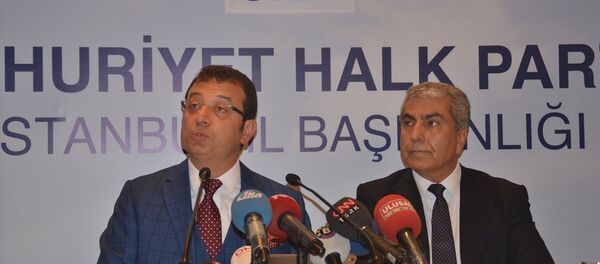 CHP İBB Başkan adayı Ekrem İmamoğlu- CHP İstanbul İl Başkanı Cemal Canpolat - Sputnik Türkiye