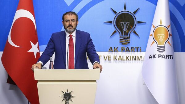 AK Parti Genel Başkan Yardımcısı ve Parti Sözcüsü Mahir Ünal - Sputnik Türkiye