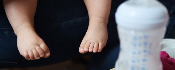 Bebek, biberon, mama - Sputnik Türkiye