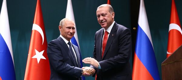 Rusya Devlet Başkanı Vladimir Putin ve Cumhurbaşkanı Recep Tayyip Erdoğan - Sputnik Türkiye