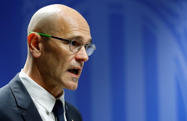 Katalonya Dışişleri Bakanı Raul Romeva - Sputnik Türkiye