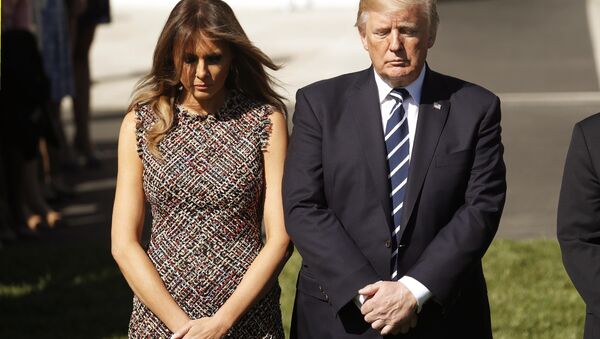 ABD Başkanı Donald Trump ve First Lady Melania Trump - Sputnik Türkiye