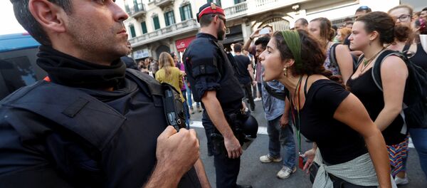 Katalonya- İspanya polisi - Sputnik Türkiye