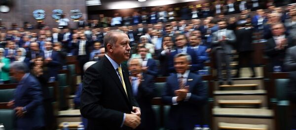 AK Parti Genel Başkanı ve Cumhurbaşkanı Recep Tayyip Erdoğan - Sputnik Türkiye