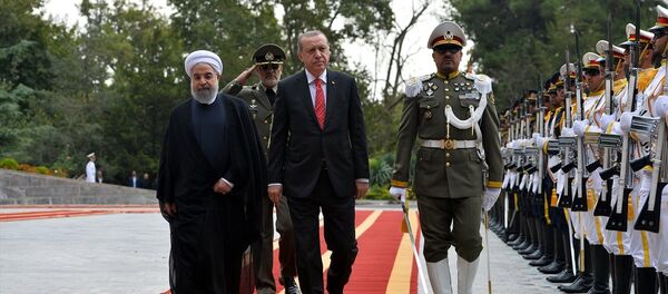 Cumhurbaşkanı Recep Tayyip Erdoğan, İran Cumhurbaşkanı Hasan Ruhani - Sputnik Türkiye
