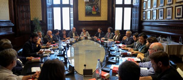 Katalonya bölge parlamentosu - Sputnik Türkiye