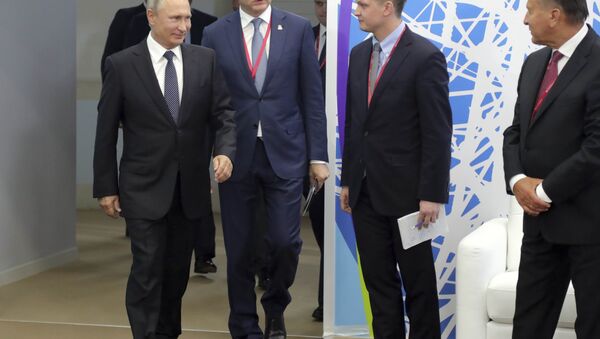 Rusya Devlet Başkanı Vladimir Putin, Rus Enerji Haftası - Sputnik Türkiye