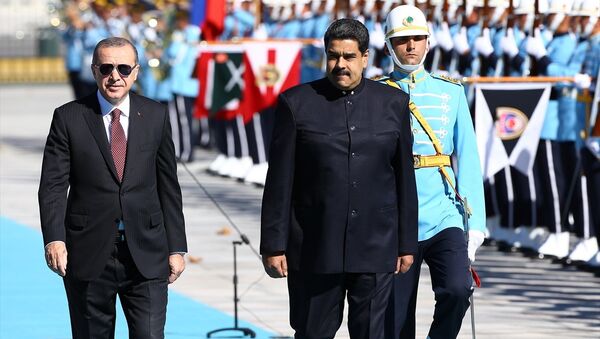 Cumhurbaşkanı Recep Tayyip Erdoğan, Venezüella Devlet Başkanı Nicolas Maduro - Sputnik Türkiye
