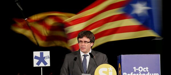 Carles Puigdemont, el presidente catalán - Sputnik Türkiye