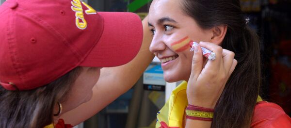 Barselona'da bağımsızlık karşıtları gösterisi - Sputnik Türkiye