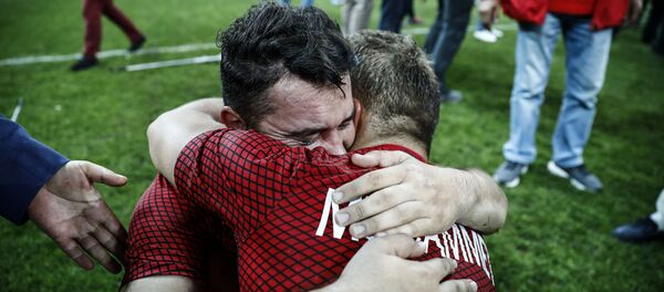 Türkiye Ampute Milli Takımı'nın şampiyonluk sevinci - Sputnik Türkiye