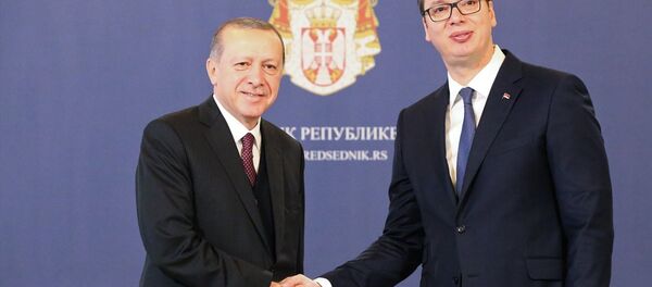 Cumhurbaşkanı Recep Tayyip Erdoğan-Sırbistan Cumhurbaşkanı Aleksandar Vucic Cumhurbaşkanı Recep Tayyip Erdoğan-Sırbistan Cumhurbaşkanı Aleksandar Vucic - Sputnik Türkiye