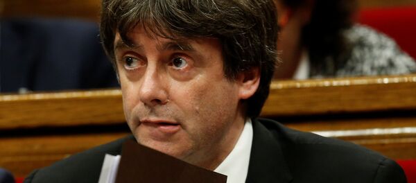Katalonya Başkanı Carles Puigdemont - Sputnik Türkiye