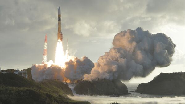 Japonya'nın Michibiki uydusunu uzaya yollayan H-2A roketi  - Sputnik Türkiye