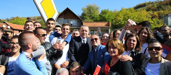 Cumhurbaşkanı Recep Tayyip Erdoğan, Sırbistan'da - Sputnik Türkiye