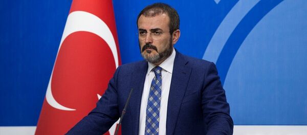 AK Parti Genel Başkan Yardımcısı ve Parti Sözcüsü Mahir Ünal - Sputnik Türkiye