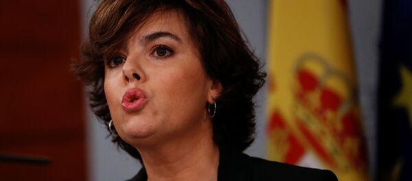 İspanya Başbakan Yardımcısı Soraya Sáenz de Santamaria - Sputnik Türkiye