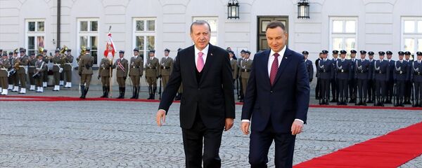 Cumhurbaşkanı Recep Tayyip Erdoğan, Polonya Cumhurbaşkanı Andrzej Duda - Sputnik Türkiye