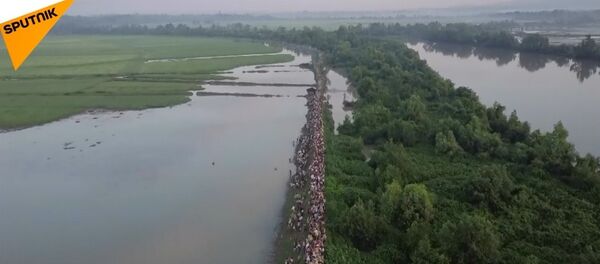 Myanmar'dan kaçan Arakanlılar'ın sayısı 582 bine ulaştı - Sputnik Türkiye