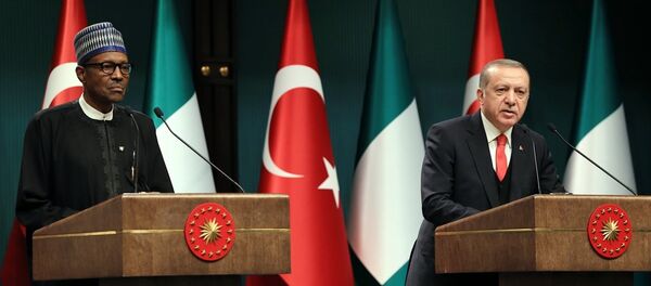 Cumhurbaşkanı Recep Tayyip Erdoğan ve Nijerya Cumhurbaşkanı Muhammadu Buhari - Sputnik Türkiye