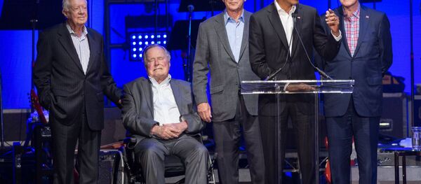 Eski ABD Başkanları Jimmy Carter, George H.W. Bush, Bill Clinton, George W. Bush, Barack Obama - Sputnik Türkiye