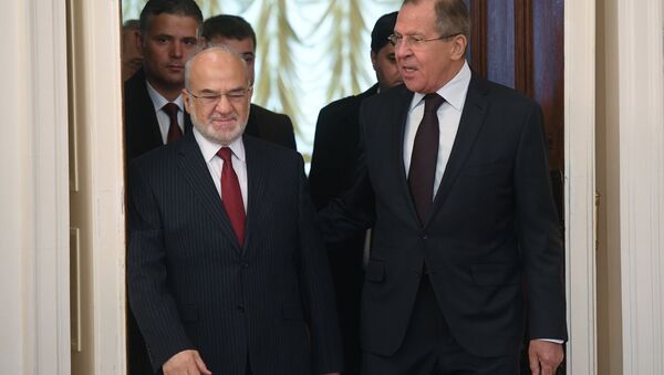 Rusya Dışişleri Bakanı Sergey Lavrov - Irak Dışişleri Bakanı İbrahim Caferi - Sputnik Türkiye
