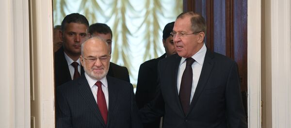 Rusya Dışişleri Bakanı Sergey Lavrov - Irak Dışişleri Bakanı İbrahim Caferi - Sputnik Türkiye