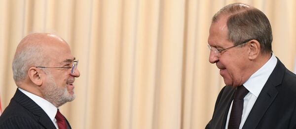 Irak Dışişleri Bakanı İbrahim Caferi ve Rusya Dışişleri Bakanı Sergey Lavrov - Sputnik Türkiye