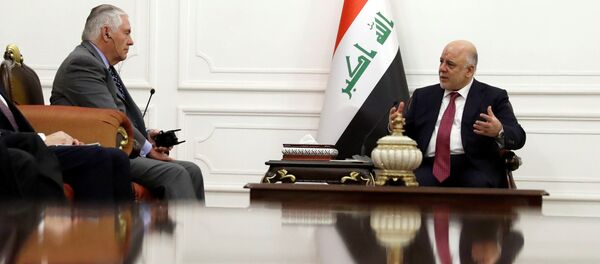 ABD Dışişleri Bakanı Rex Tillerson ile Irak Başbakanı Haydar el İbadi - Sputnik Türkiye