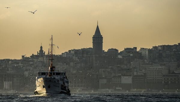 Galata Kulesi - İstanbul Boğazı - Sputnik Türkiye