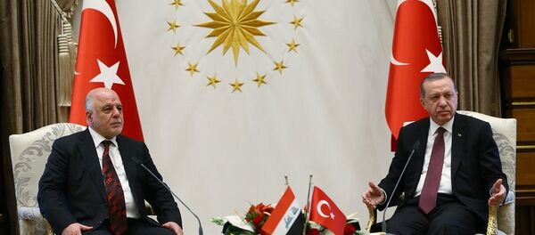 Cumhurbaşkanı Recep Tayyip Erdoğan ve Irak Başbakanı Haydar el İbadi - Sputnik Türkiye