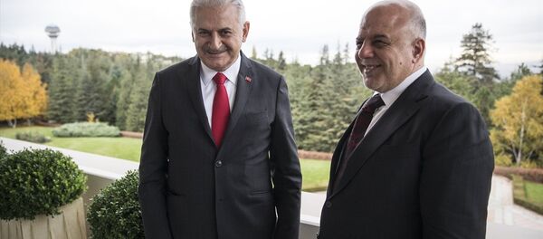 Başbakan Binali Yıldırım ve Irak Başbakanı Haydar el İbadi - Sputnik Türkiye