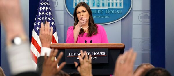 Beyaz Saray Sözcüsü Sarah Sanders - Sputnik Türkiye
