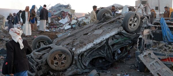 Suudi Arabistan'dan Yemen'e hava saldırısı - Sputnik Türkiye